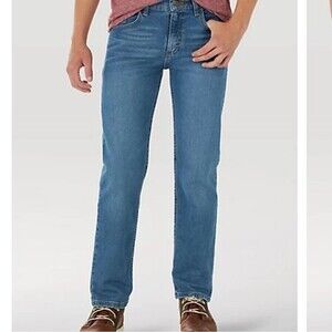 Wrangler Boys Straight Flex Denim Jeans Size  10 Slim